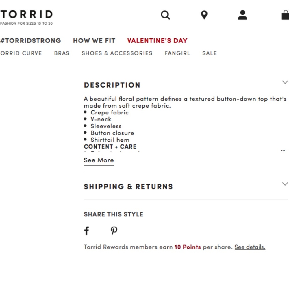 Torrid 5 Magenta Star Print Tank Top - Picture 4 of 13